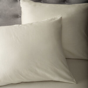 2-PACK: Satijnen Kussensloop - Creme - Dekbed Discounter - 60x70 Cm - Katoen-satijn - Dekbed-Discounter.nl