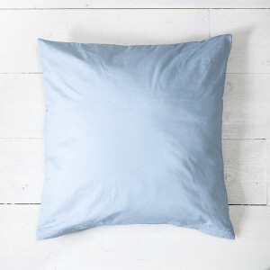 2-PACK: Sierkussenslopen Luxe Katoen - Lichtblauw - Dekbed-Discounter.nl