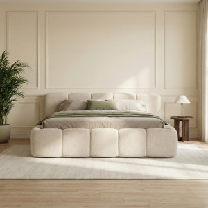 2-Persoons Boxspring Met Opbergruimte - Palermo - Beige 180x200 Cm - - Inclusief Topper - Dekbed-Discounter.nl