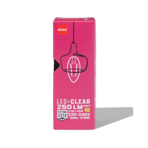 HEMA HEMA Led Kaars Clear E14 2.1W 250lm