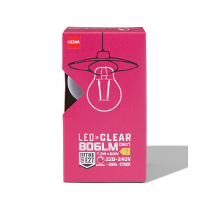 HEMA HEMA Ledlamp Peervorm Dimbaar 2700K E27 Wit
