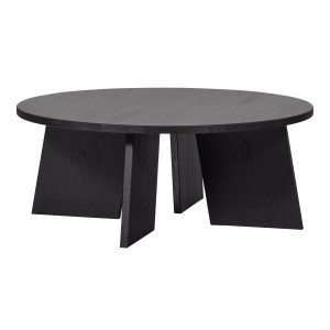 WOOOD Ronde Salontafel 'Fries' Eiken, 90cm