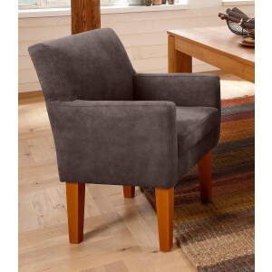 Home affaire Fauteuil Fehmarn comfortabele zithoogte van 54 cm, in 3 verschillende stofkwaliteiten