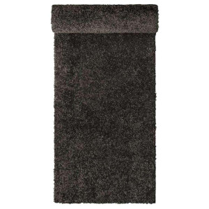 Leen Bakker - Tapijt Sunshine - Antraciet - Polypropyleen - Zwart - B400 Cm