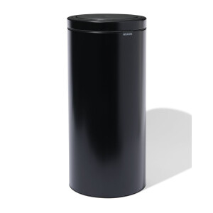 HEMA HEMA Brabantia Touch Bin Flat Top Prullenbak 30L Matt Black (zwart)