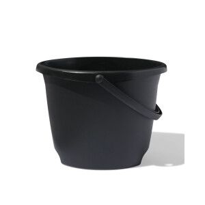 HEMA HEMA Emmer 13L Kunststof Zwart