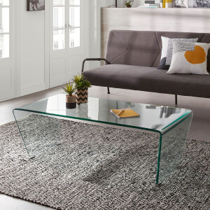 Kave Home glazen salontafel 'Burano', 120 x 60cm