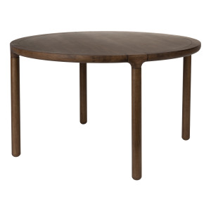 Zuiver Ronde Eettafel 'Storm' Walnoot en rubberhout, 128cm