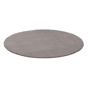 Leen Bakker - Vloerkleed Lilly - Ø160 Cm - Polyester - Grijs