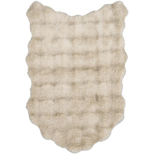 Leen Bakker - Vloerkleed Polar - 60x90 Cm - Polyester - Taupe