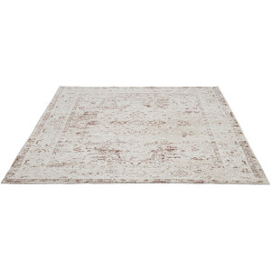 Leen Bakker - Vloerkleed Annur - /bruin - 200x290 Cm - Polyester/Jute - Crème