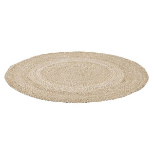 2e Halve Prijs Leen Bakker - Vloerkleed Madras - Naturel - 180 Cm - Jute - Beige