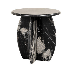 Richmond Ronde Bijzettafel 'Bancroft' Marmer, 50cm