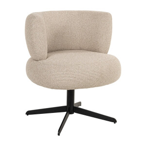 Richmond Draaibare Eetkamerstoel 'Alexis' kleur Biscotti