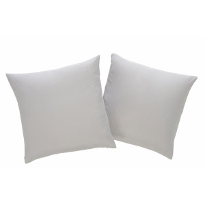 my home Sierkussen Parry Microfaser set van 2, unikleur, kussenovertrekken zonder vulling, met ritssluiting (combi-set, 2 stuks)