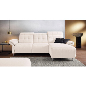 Places of Style Hoekbank Manhattan L-vorm bank met elektrische relaxfunctie, verstelbare armleuningen