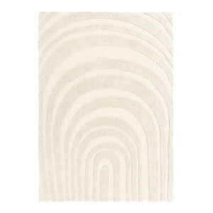 By-Boo Vloerkleed 'Maze' 160 x 230cm, kleur Off White