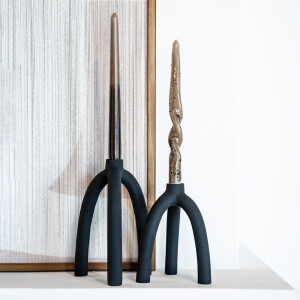 By-Boo Kaarshouder 'Twig' 16cm, kleur Zwart