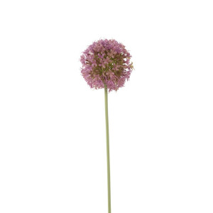 Kunstbloem allium - paars - 64 cm