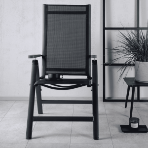 Nohr Verstelbare Tuinstoel 'Candise' kleur Zwart