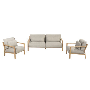 4 Seasons Outdoor Sofaset Lucas 3-delig Teak
