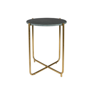 ZILT Bijzettafel 'Annelise', Marmer, 44,5x54cm, kleur Groen