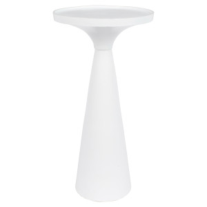 Zuiver Ronde Bijzettafel 'Floss' 28cm, kleur Wit