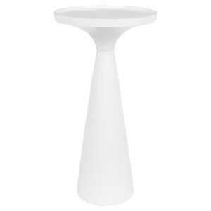 Zuiver Ronde Bijzettafel 'Floss' 28cm, kleur Wit