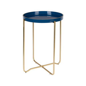 ZILT Bijzettafel 'Rie', 42x55cm, kleur Blauw