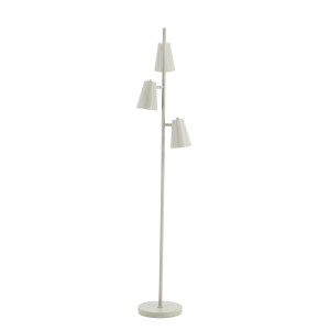 By-Boo Vloerlamp 'Cole' 3-lamps, kleur Beige