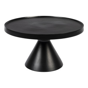 Zuiver Ronde Salontafel 'Floss' 60cm, kleur Zwart