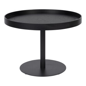 ZILT Ronde Bijzettafel 'Andreanna' 56cm, kleur Zwart