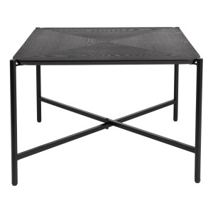 ZILT Salontafel 'Aditya' 40 x 40cm, kleur Zwart