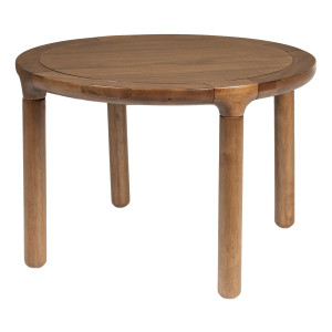 Zuiver Ronde Salontafel 'Storm' Eikenhout, 60cm, kleur Walnoot