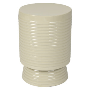 ZILT Bijzettafel 'Alexia' 25cm, kleur Ivory