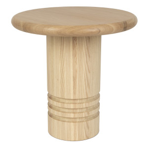 Zuiver Ronde Bijzettafel 'Chunk' Eiken, 45cm