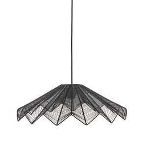 By-Boo Hanglamp 'Varjo' 51cm, kleur Zwart