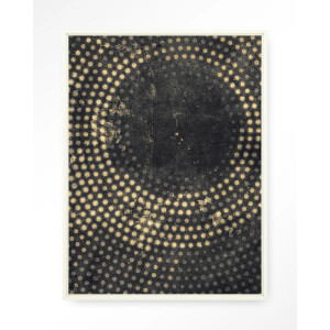 Urban Cotton Wandkleed 'Cala' 110 x 145cm in Floating Frame - off white