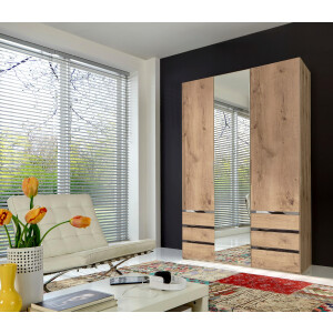Wimex Kledingkast Level by fresh to go met spiegeldeuren en laden