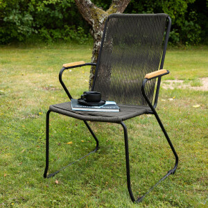 Nohr Tuinstoel 'Catheryne' kleur Donkergrijs