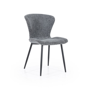 By-Boo Eetkamerstoel 'Spinner' kleur Antraciet