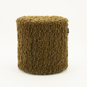 By-Boo Poef 'Vista' 40cm, kleur Mosterdgeel