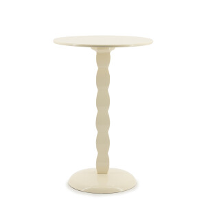 By-Boo Ronde Bijzettafel 'Prinz' 37cm, kleur Beige
