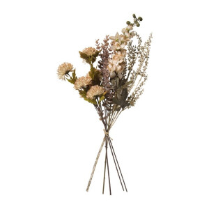Boeket kunstbloemen - multikleur - 80 cm