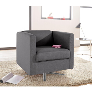 INOSIGN Fauteuil Bob draaistoel draaibaar met kruisvoet (set)