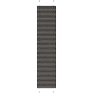 vidaXL - Plissé - rolgordijn - 45x200 - cm - stofbreedte - 44,4 - cm - polyester - zwart