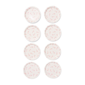 HEMA HEMA Borden ⌀23cm Papier Zuurstokken - 8 Stuks