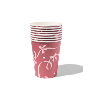 HEMA HEMA Bekers 9cm Papier Strikjes - 8 Stuks