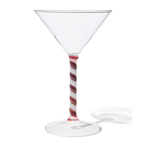 HEMA HEMA Cocktailglas 150ml Zuurstok (rood)