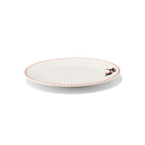 HEMA HEMA Takkie Bord ⌀21cm Keramiek (wit)